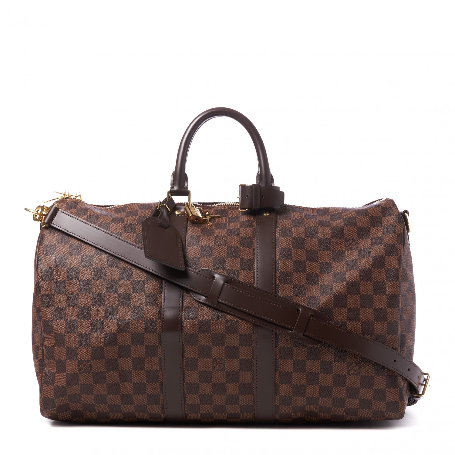Louis Vuitton Damier Ebene Keepall Bandouliere 45 1 of 9