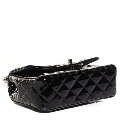 Chanel Patent Quilted Mini Rectangular Flap Black 5 of 9