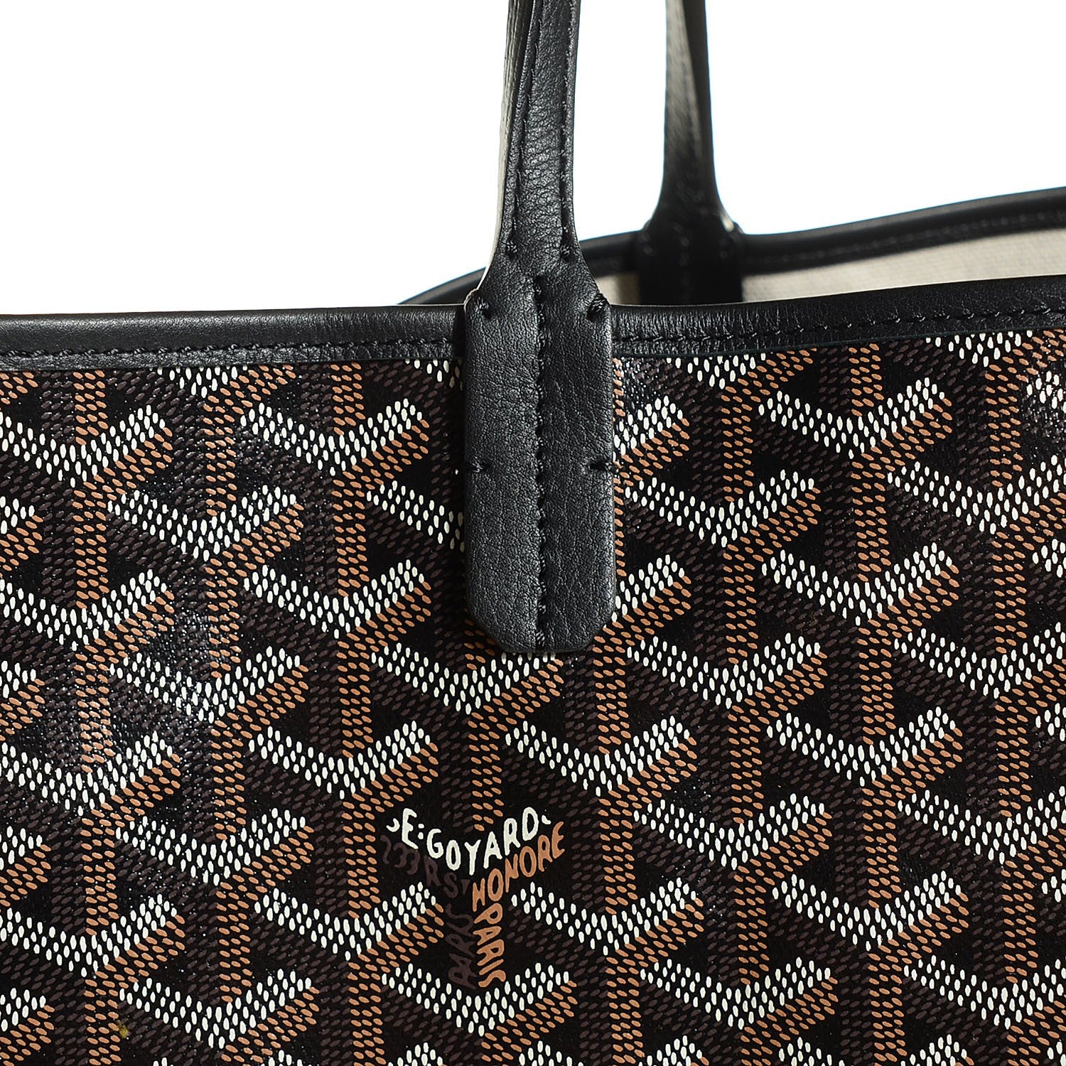 Goyard Goyardine Saint Louis GM Black 10 of 10