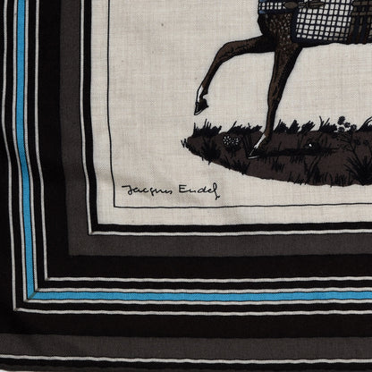 Hermes Cashmere Silk Couvertures Et Tenues de Jour Shawl 140 3 of 7