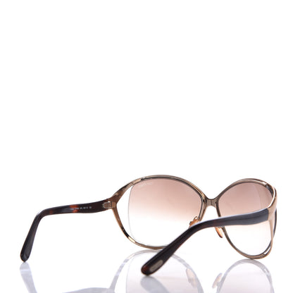 Tom Ford Metal Yvette Sunglasses TF89 Gold 4 of 8