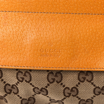 Gucci GG Monogram Web Double Pocket Belt Bag Yellow 16 of 19