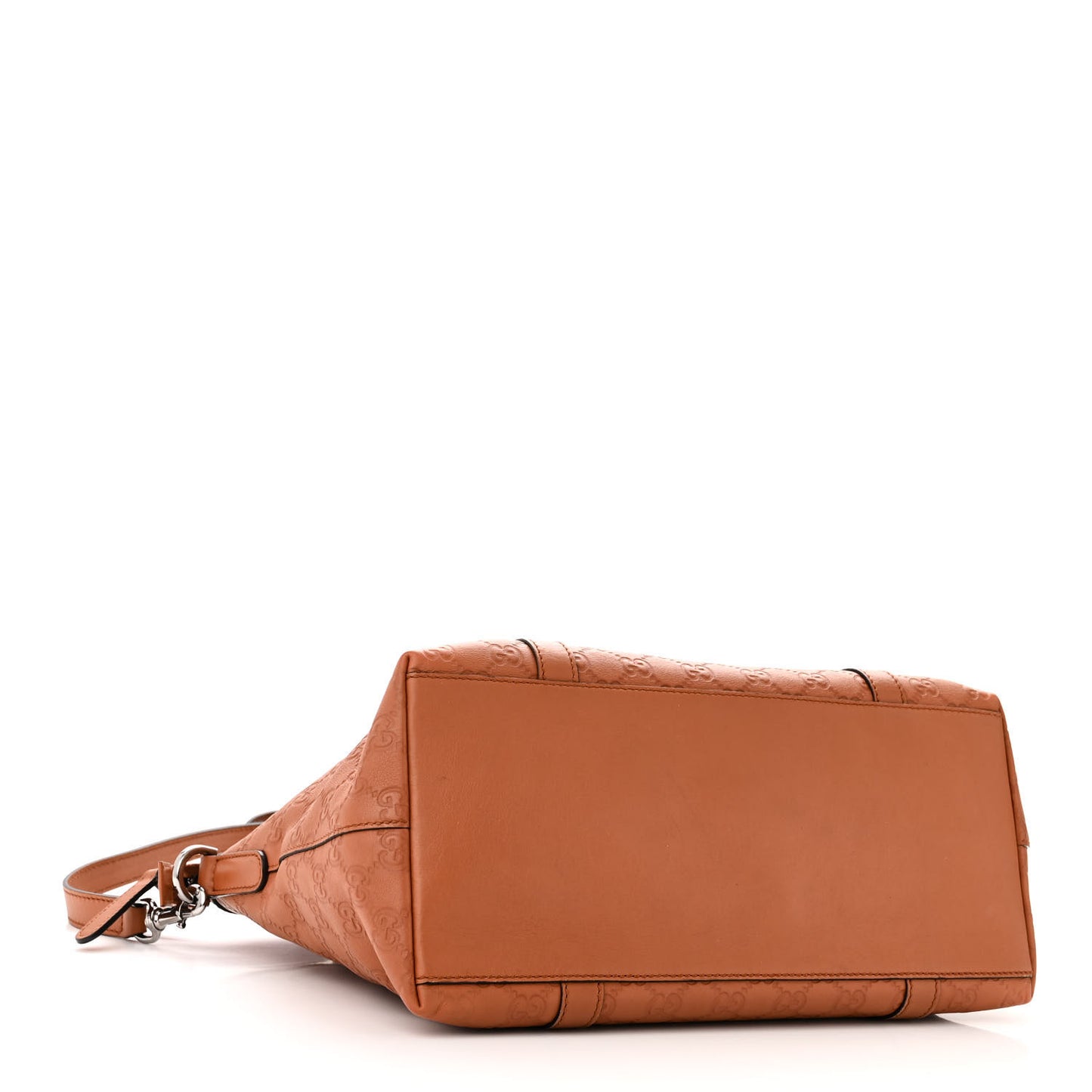 Guccissima Medium GG Charm Dome Satchel Brown