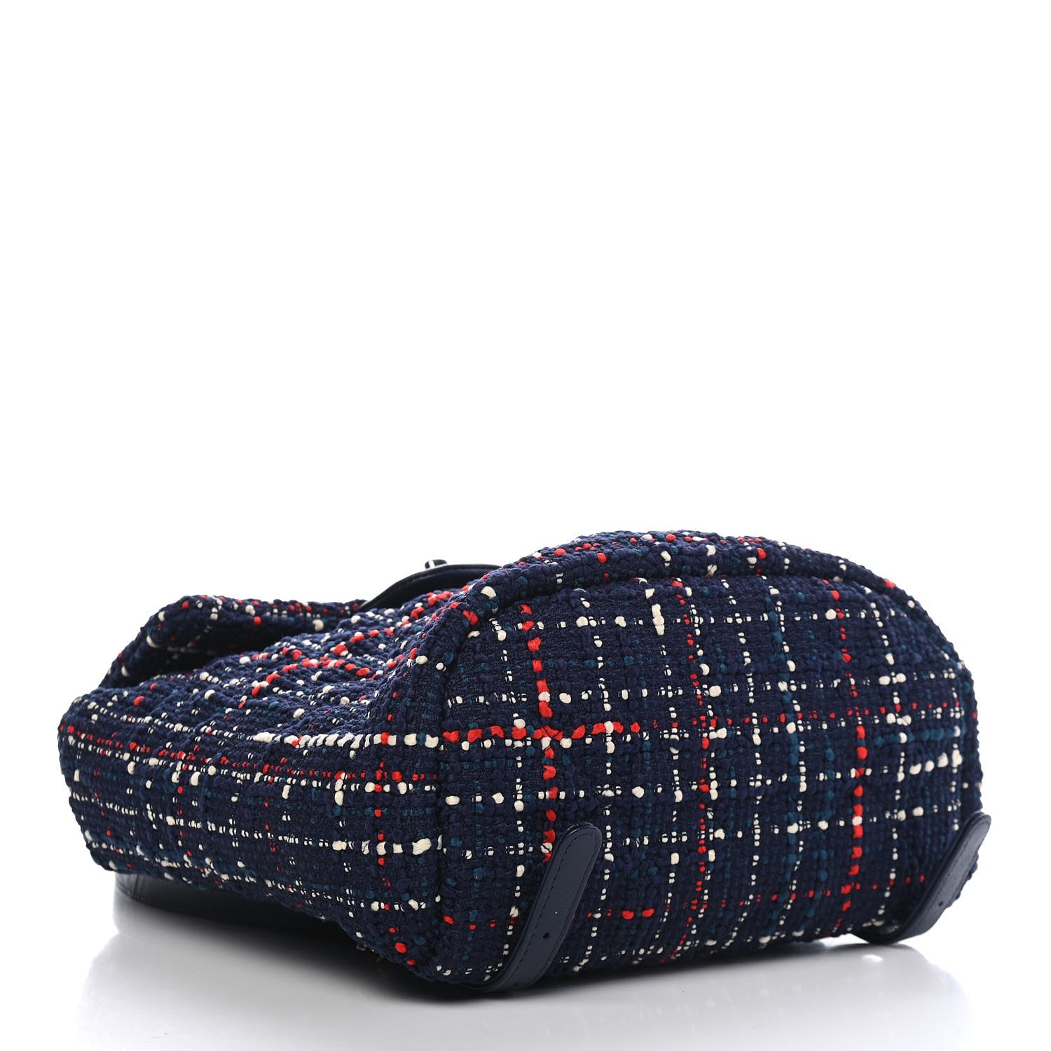 Chanel Tweed Small Urban Spirit Backpack Blue Red White 4 of 9