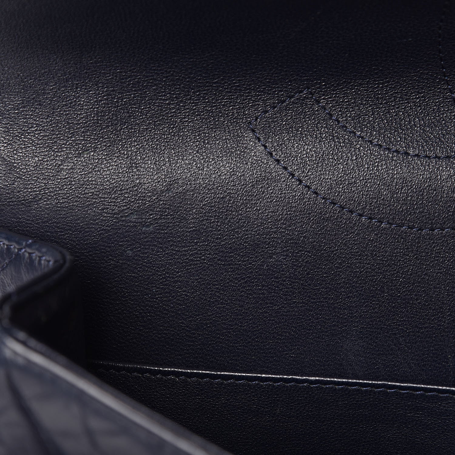 Chanel Aged Calfskin Quilted 2.55 Reissue 227 Flap Navy Blue 11 of 11