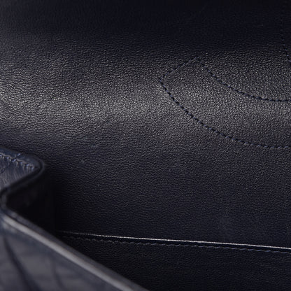 Chanel Aged Calfskin Quilted 2.55 Reissue 227 Flap Navy Blue 11 of 11