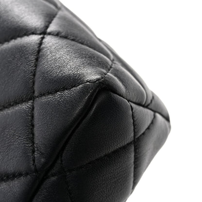 Chanel Lambskin Quilted Mini Quilted Handle Crush Flap Black 12 of 13