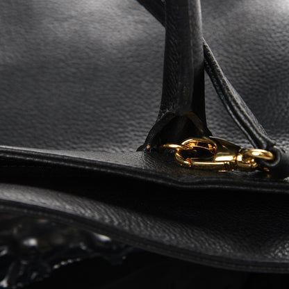 Chanel Calfskin Cerf Executive Shopper Tote Black 16 of 19