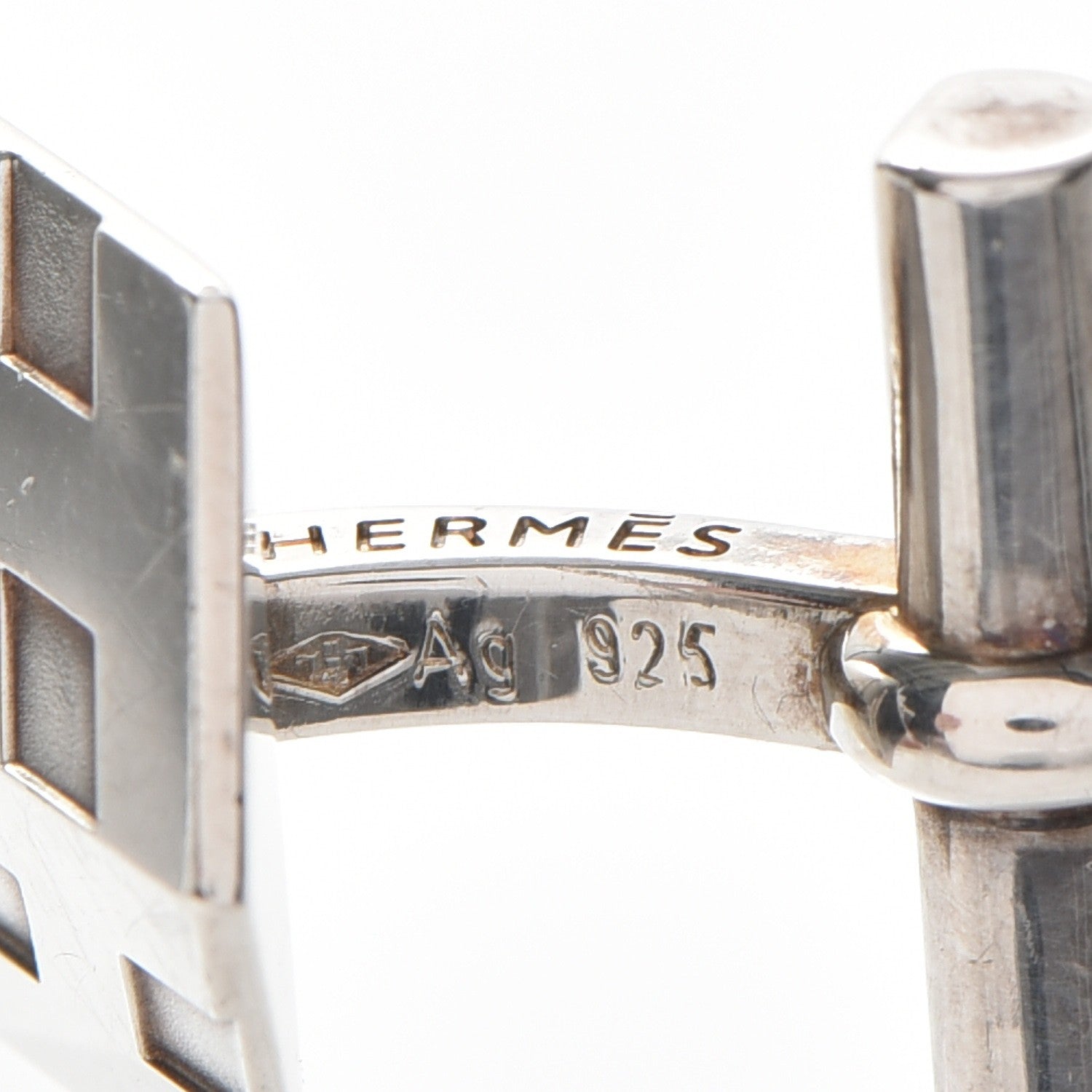 Hermes Palladium Cufflinks 7 of 8