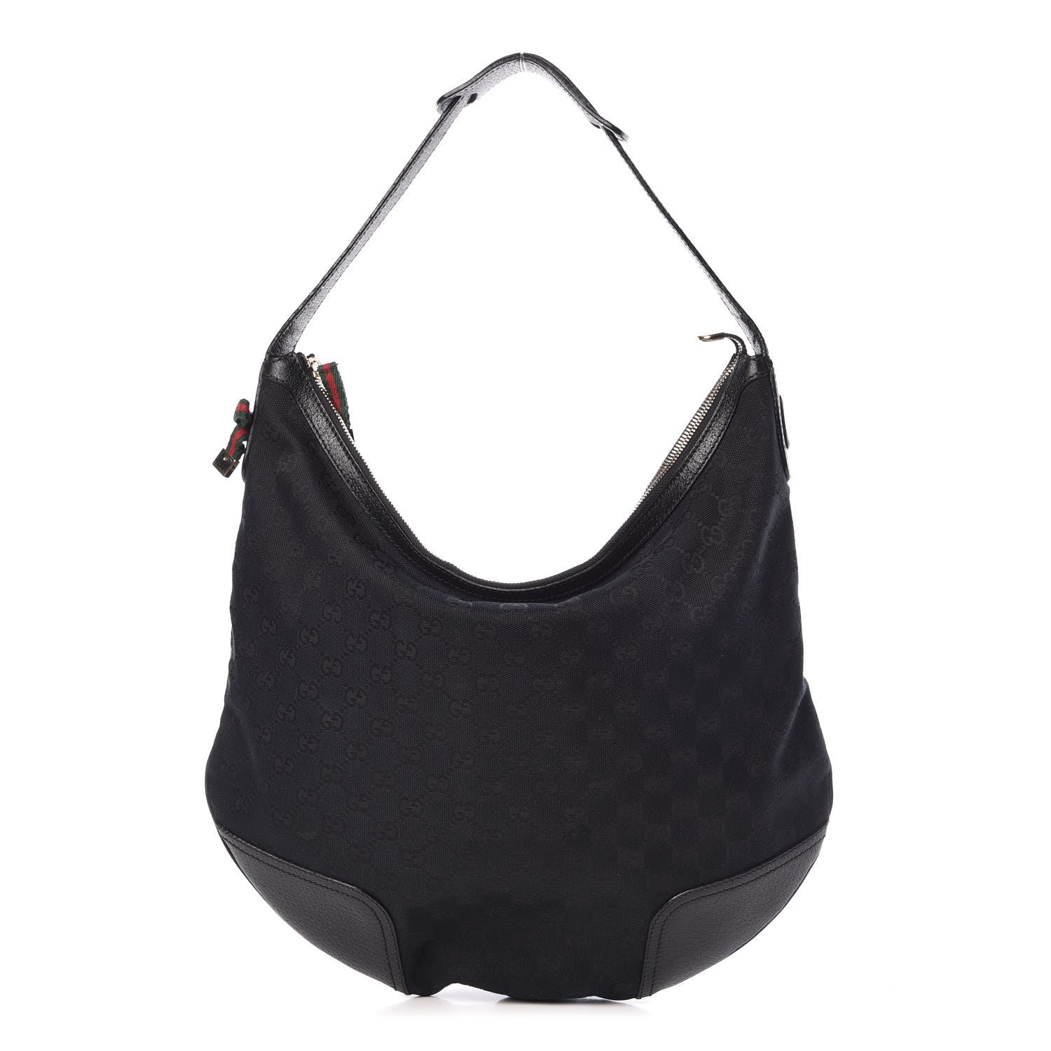 Gucci Monogram Large Princy Hobo Black 1 of 10