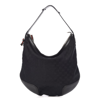 Gucci Monogram Large Princy Hobo Black 1 of 10