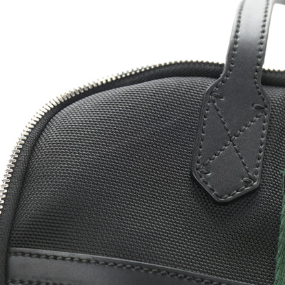Gucci Techno Canvas Appia Calfskin Web Tote Backpack Black 11 of 13