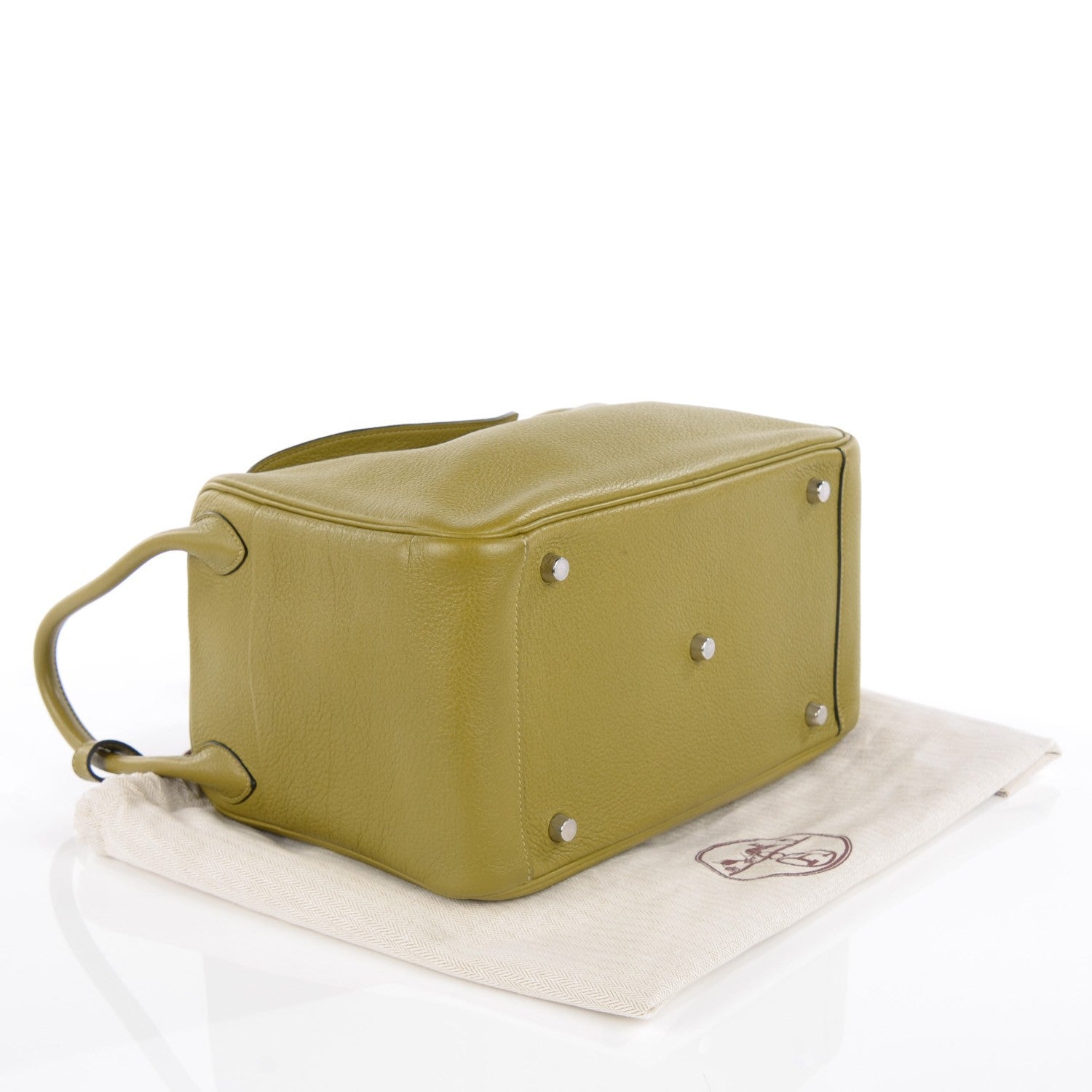 Hermes Taurillon Clemence Lindy 30 Vert Chartreuse 6 of 19