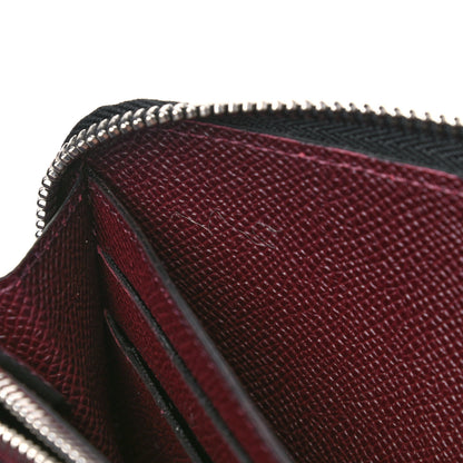 Givenchy Grained Calfskin Zip Around Wallet Black 9 of 12