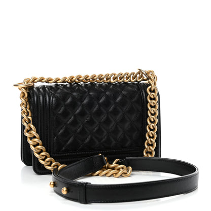 Chanel Caviar Quilted Small Boy Flap Black 2 of 4