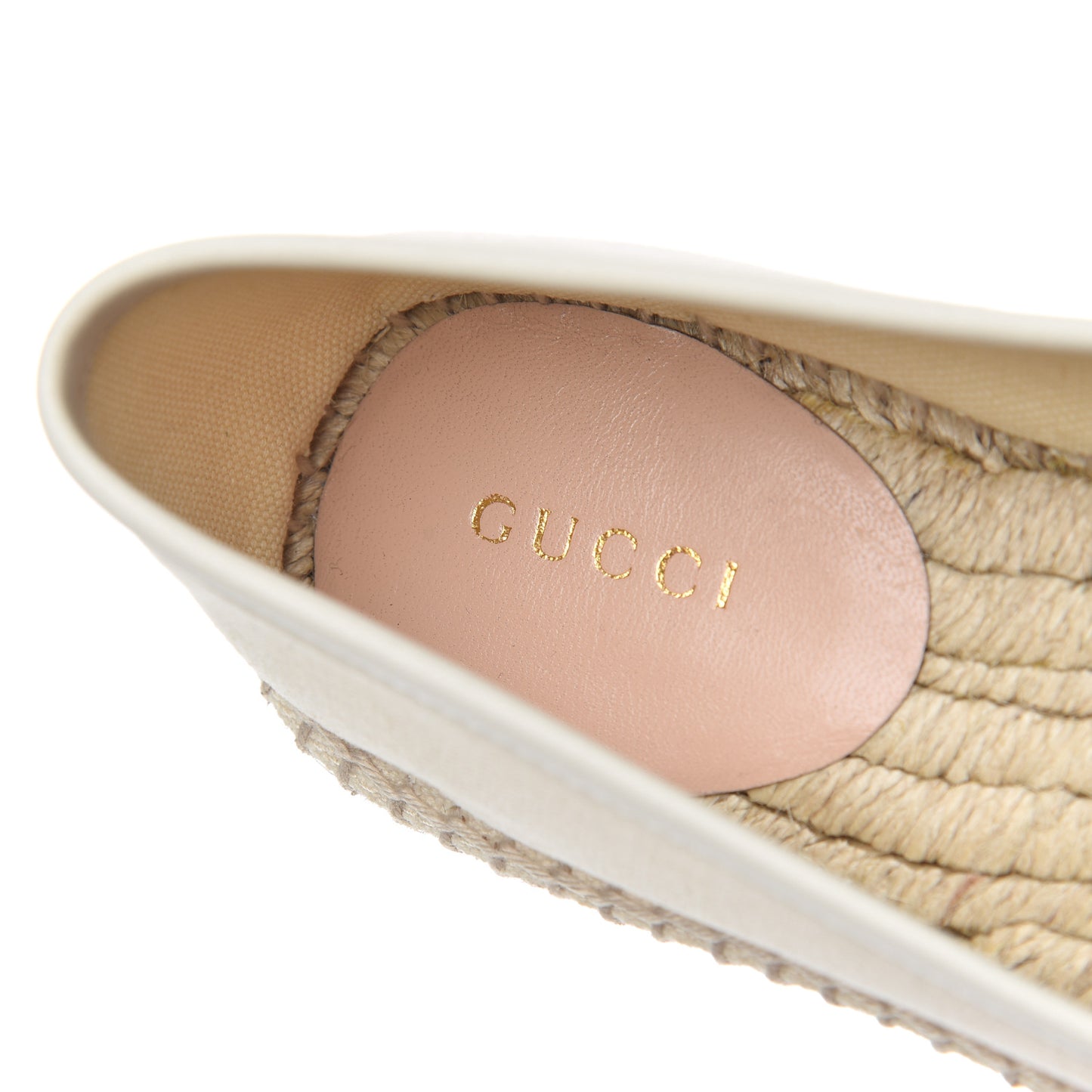 Canvas Logo Espadrilles 35 Greggio White