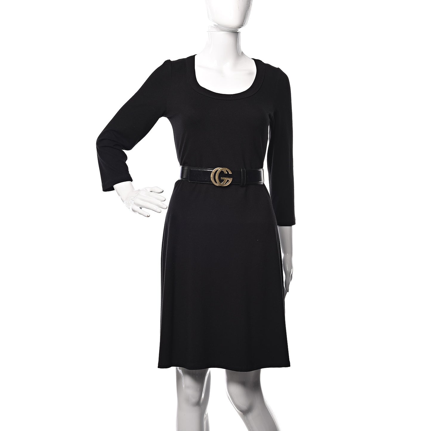 Calfskin Interlocking G Belt 80 32 Black