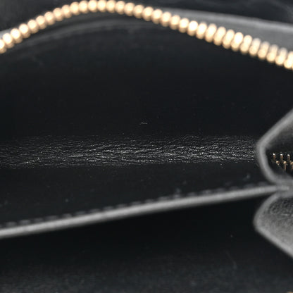Valentino Garavani Vitello Rockstud Compact Zip Around Wallet Black 7 of 9