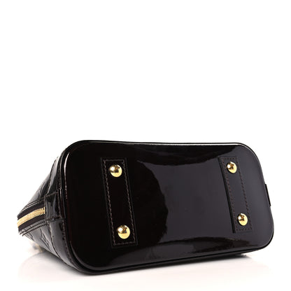 Louis Vuitton Vernis Alma BB Amarante 4 of 8