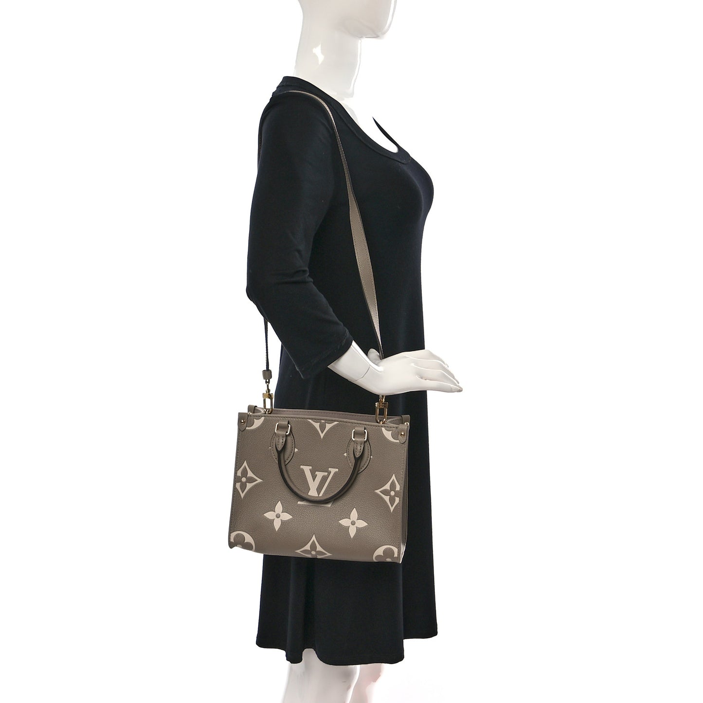 Empreinte Monogram Giant Onthego PM Tourterelle Creme