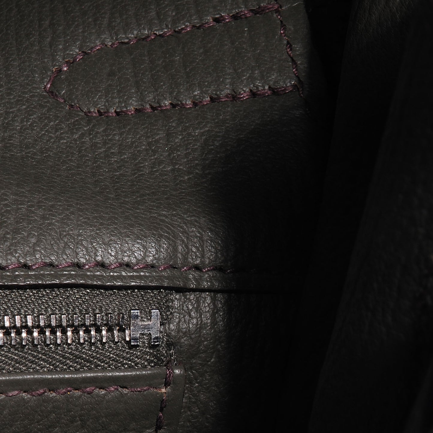 Taurillon Clemence Birkin 35 Vert de Gris
