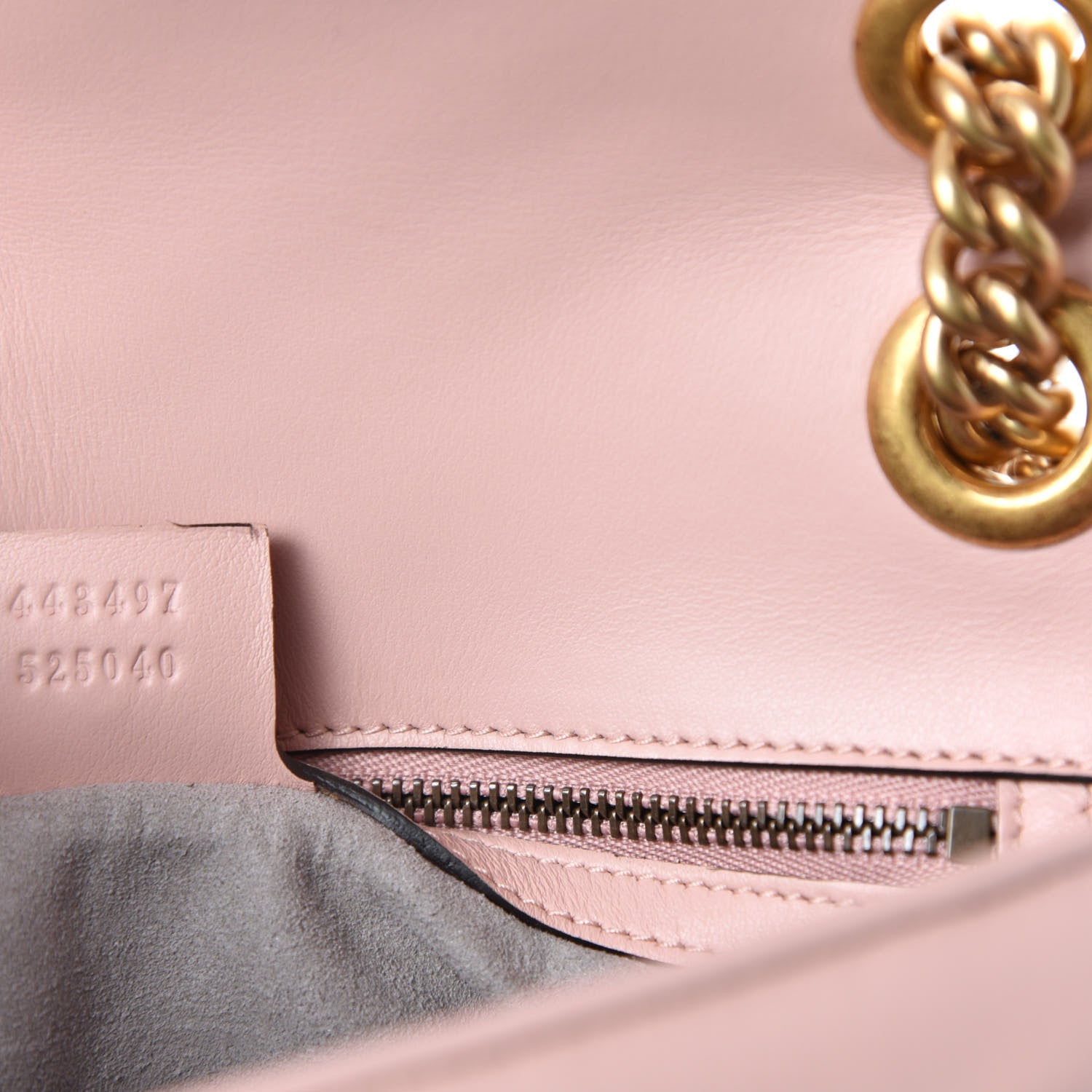 Gucci Calfskin Matelasse Small GG Marmont Shoulder Bag Perfect Pink 9 of 10