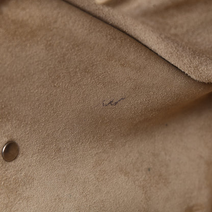 Celine Drummed Calfskin Mini Luggage Dune 8 of 14