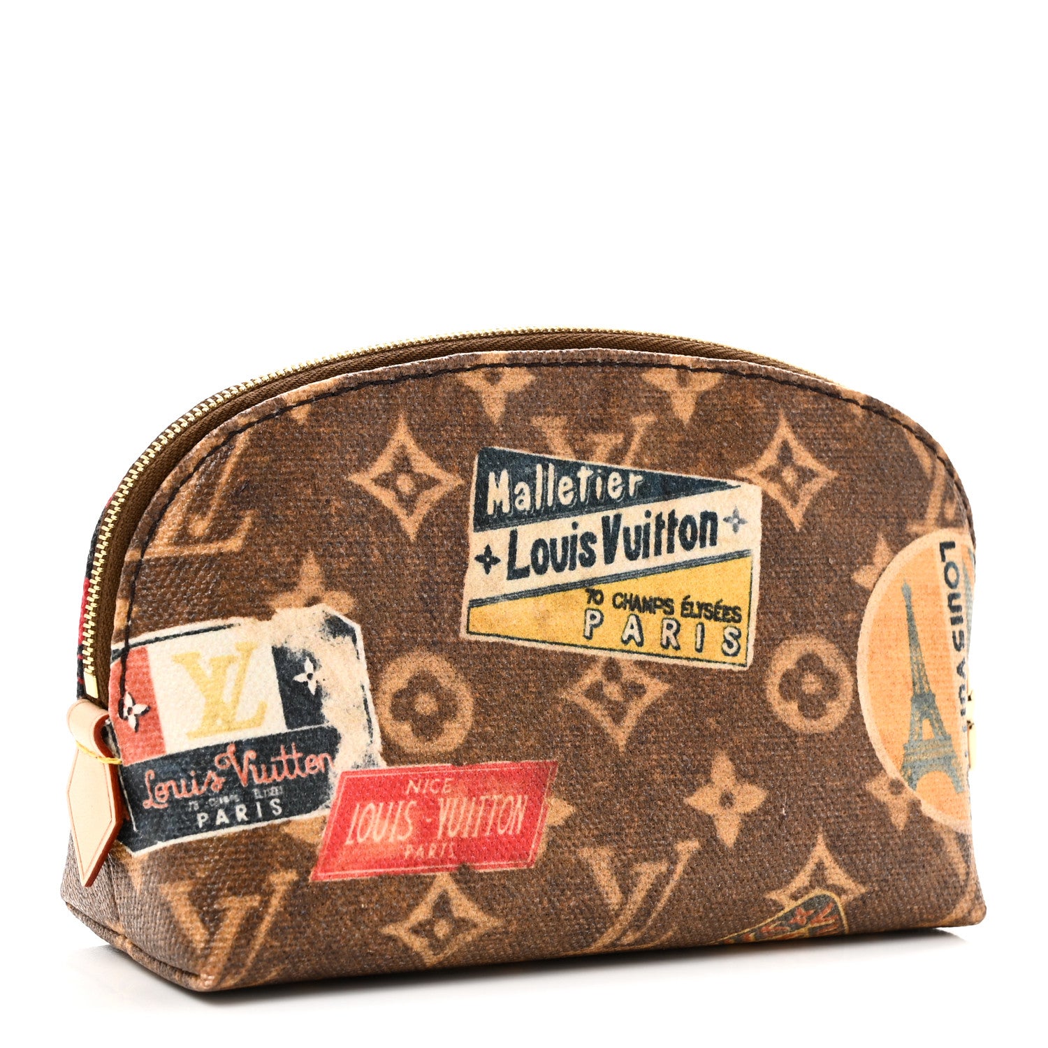 Louis Vuitton Monogram Flight Mode Cosmetic Pouch 3 of 7