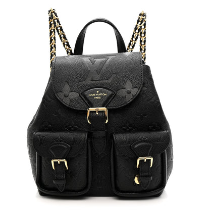Louis Vuitton Empreinte Monogram Backup Backpack Black 1 of 9
