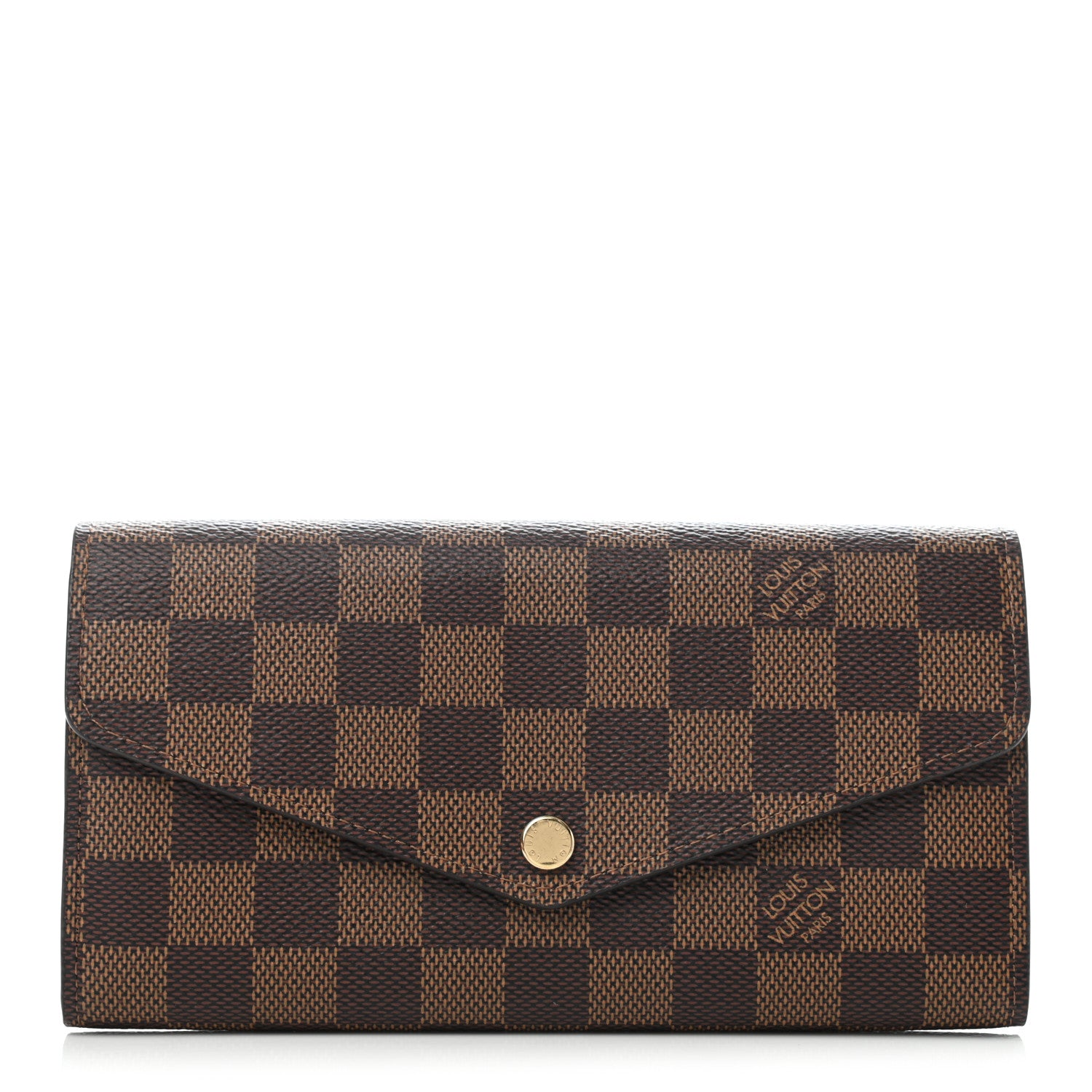 Louis Vuitton Damier Ebene Sarah Wallet NM 1 of 6