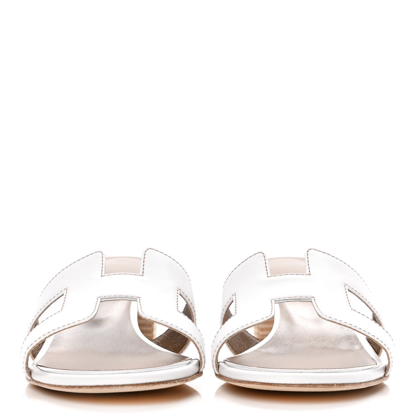 Calfskin Oasis Sandals 39.5 White