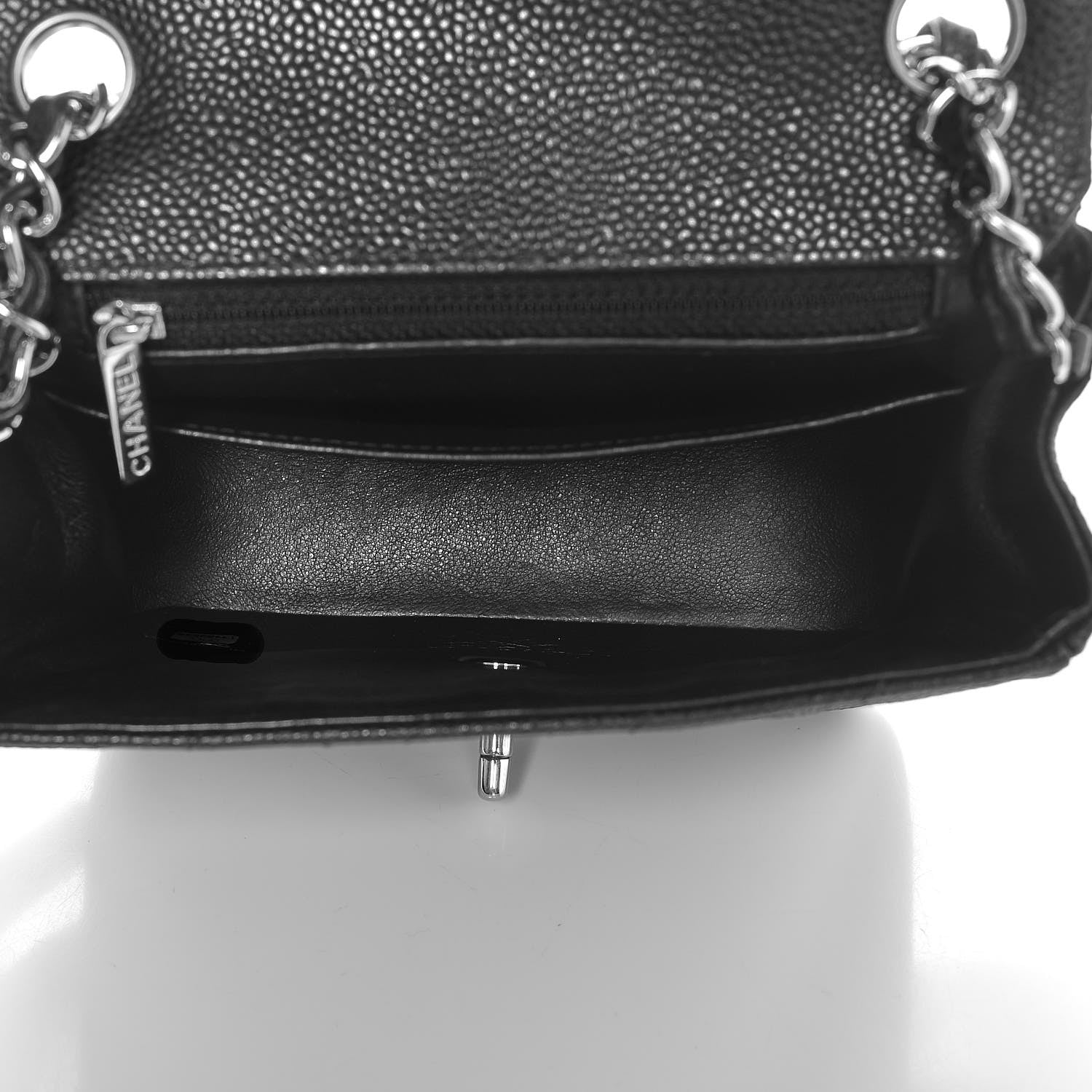 Chanel Caviar Quilted Mini Square Flap Black 5 of 8