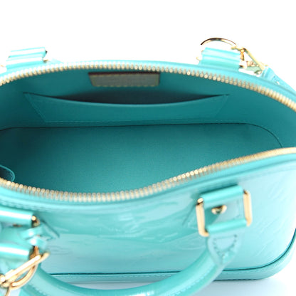 Louis Vuitton Vernis Alma BB Blue Lagon 5 of 9