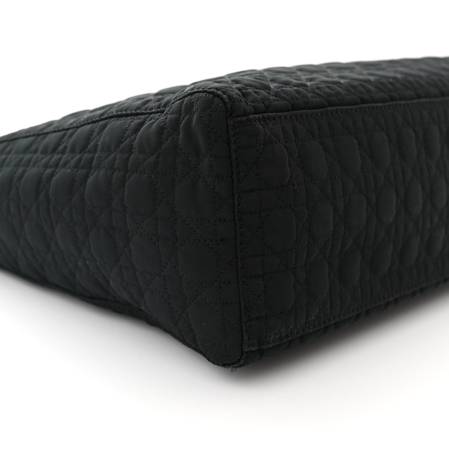 Nylon Cannage Large Lady Dior Black