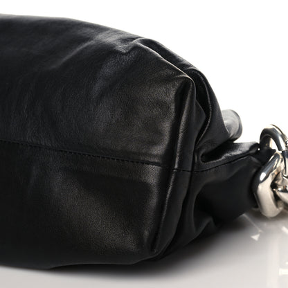 Bottega Veneta Calfskin The Pouch Chain Black 9 of 9