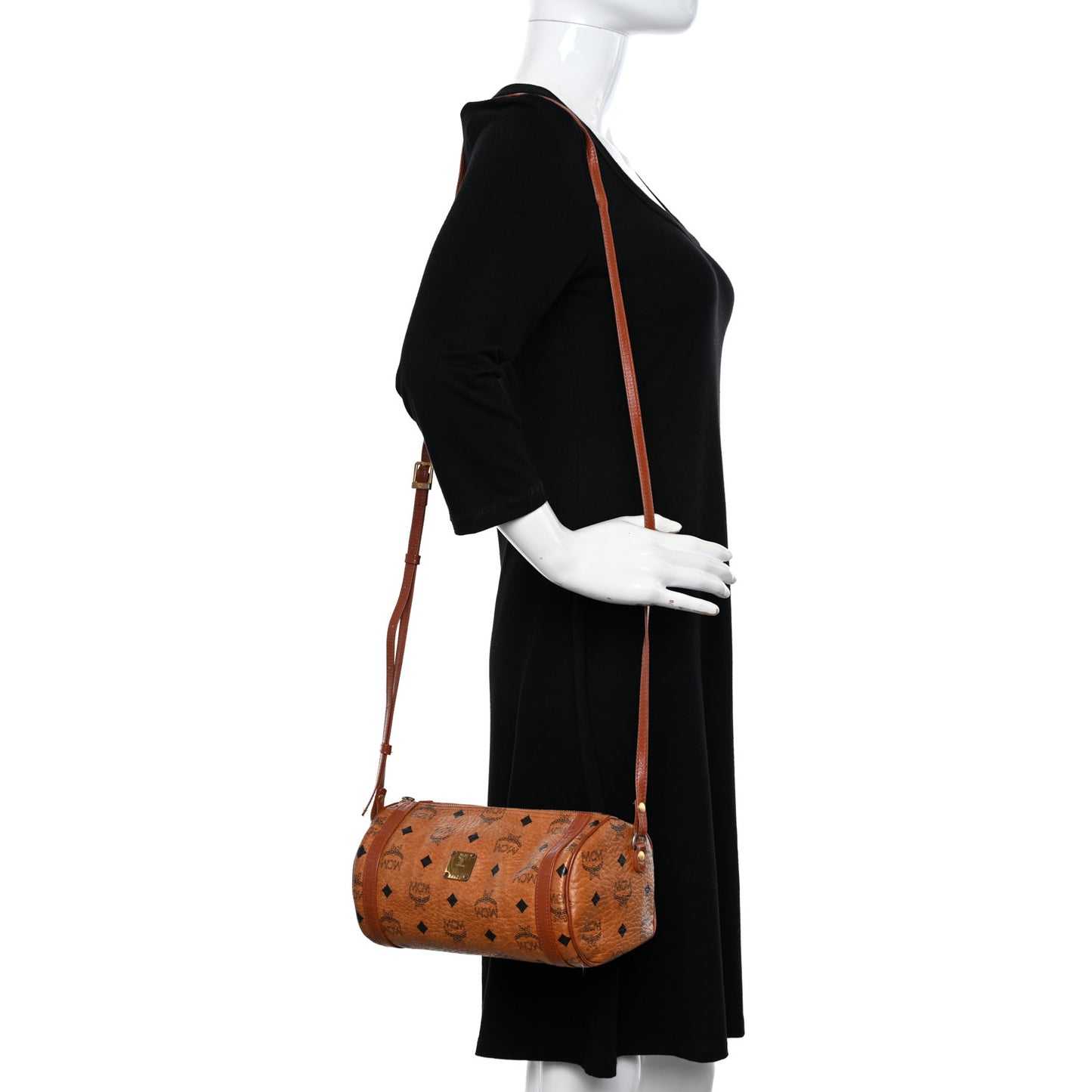 Visetos Barrel Bag Cognac