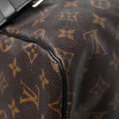 Louis Vuitton Monogram Macassar Keepall Bandouliere 55 10 of 22