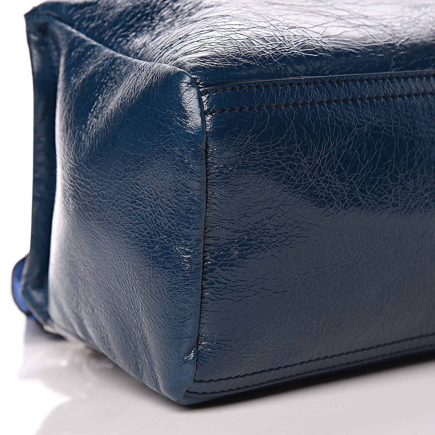 Givenchy Patent Lambskin 4G Small Pandora Blue 9 of 11