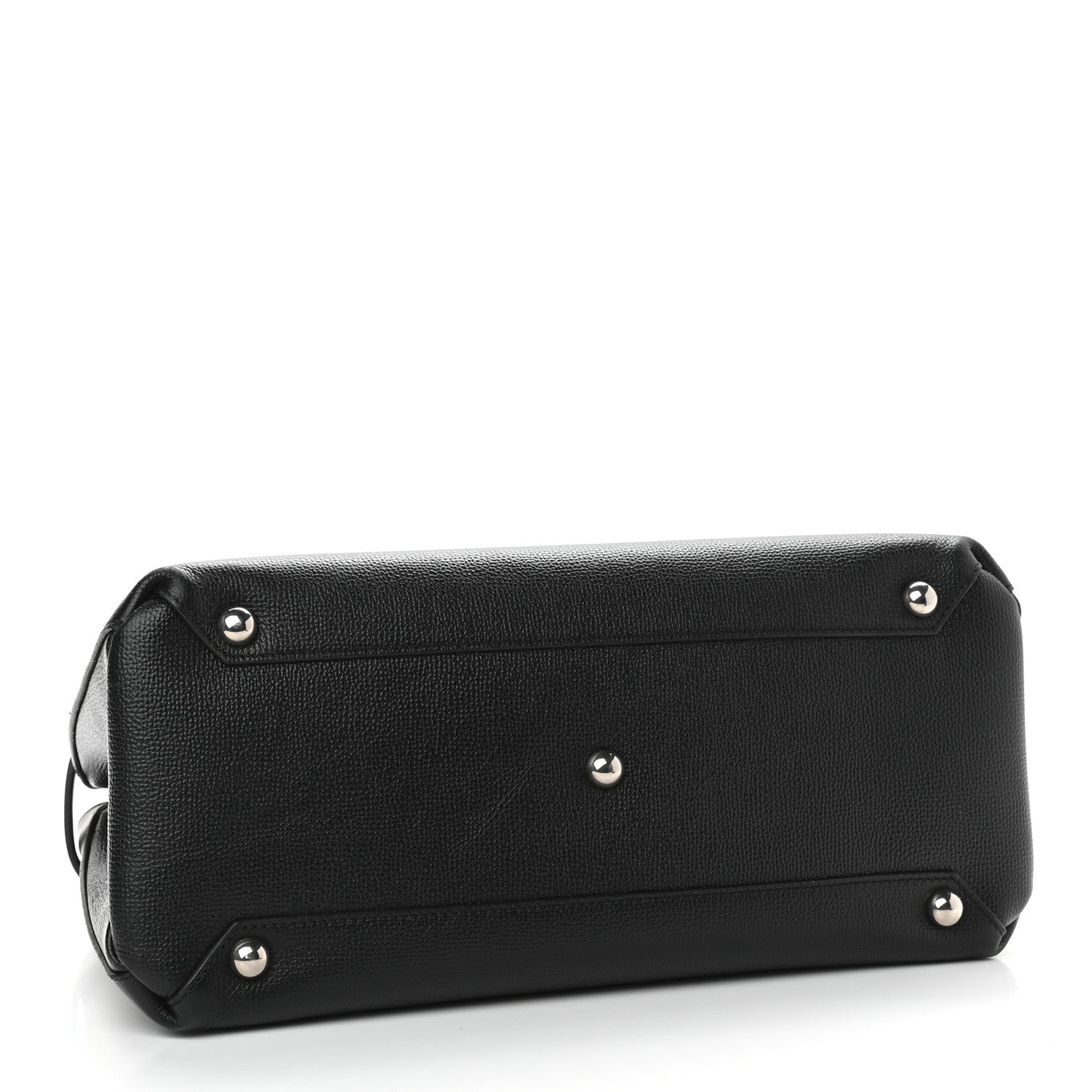 Burberry Derby Calfskin House Check Medium Banner Tote Black 4 of 9