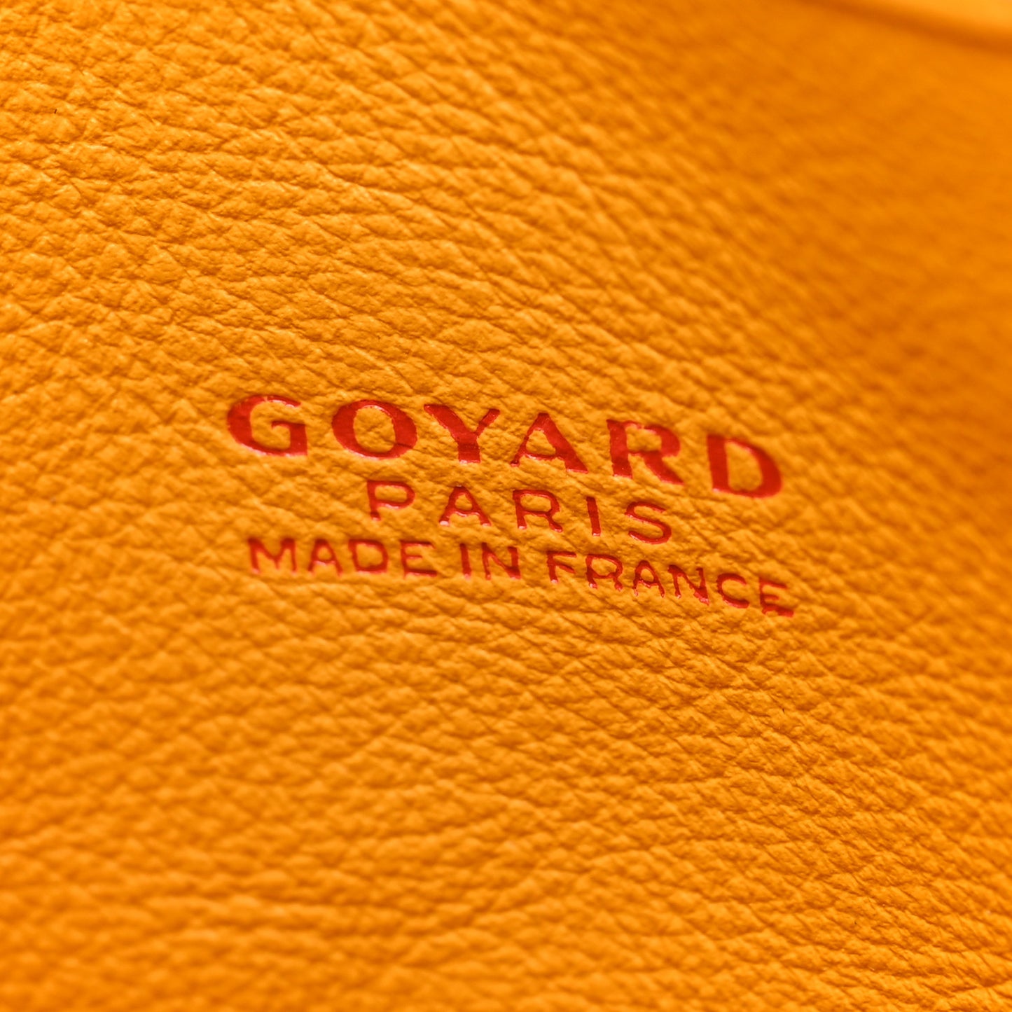 Goyardine Reversible Mini Anjou Yellow