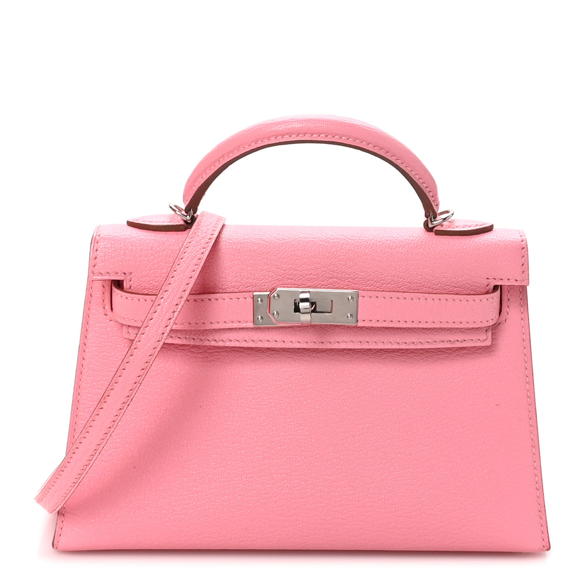 Hermes Chevre Mysore Mini Kelly Sellier 20 Rose Confetti 1 of 11