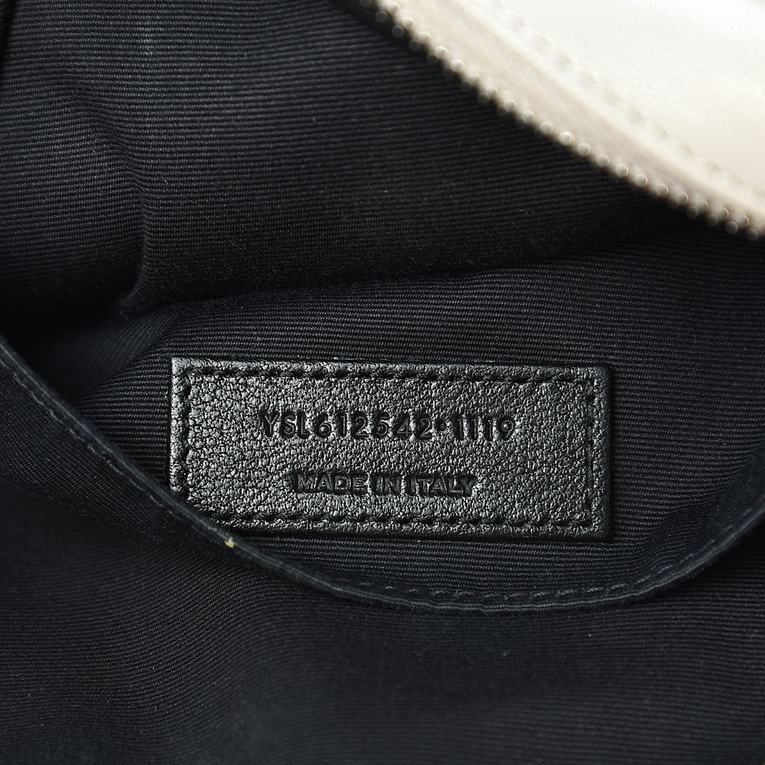 Saint Laurent Calfskin Monogram Lou Camera Bag Icy White 6 of 16