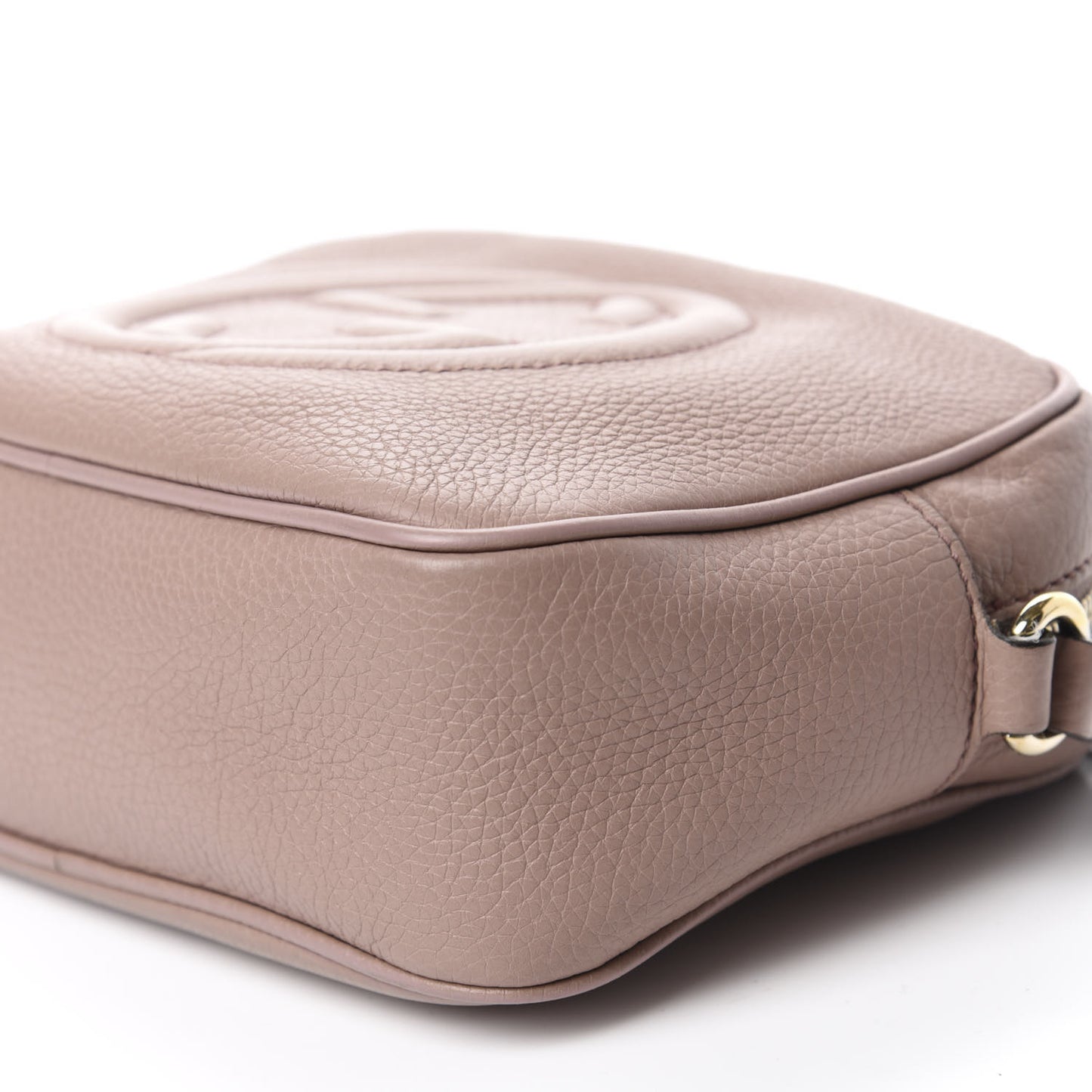 Cellarius Calfskin Small Soho Disco Bag Dark Cipria
