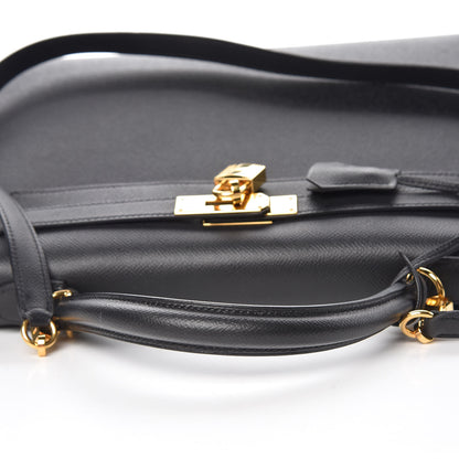 Hermes Epsom Kelly Sellier 32 Black 14 of 45
