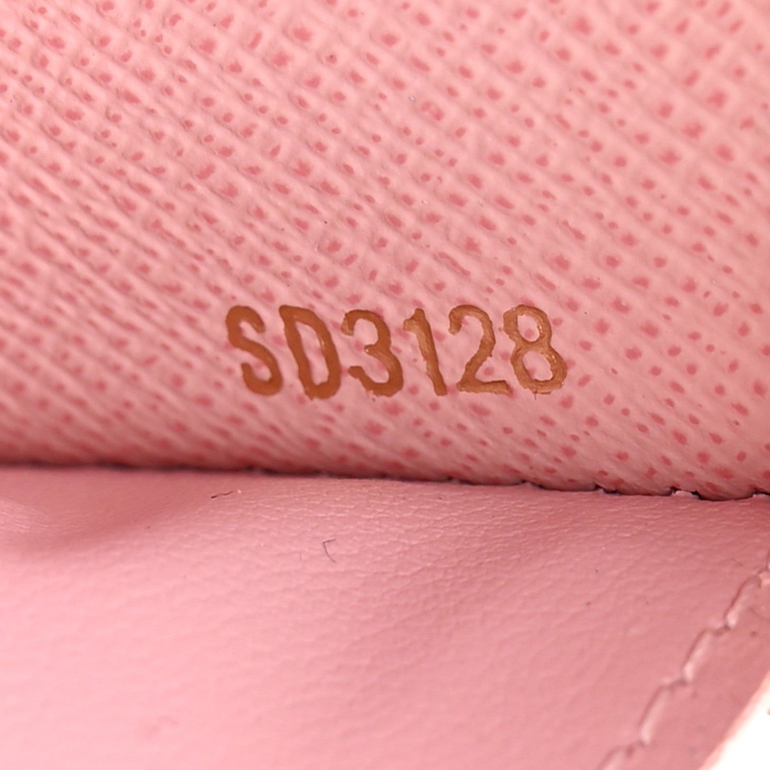 Louis Vuitton Damier Ebene Clemence Wallet Rose Ballerine 7 of 7