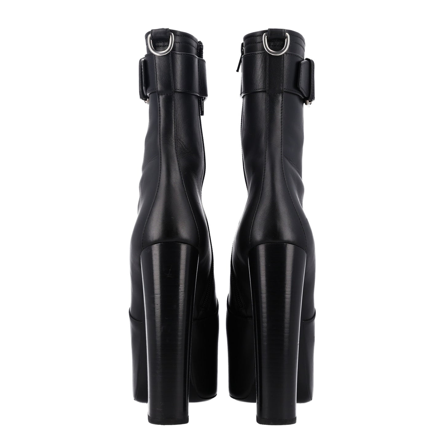 Calfskin Mina 95 Boots 40 Black