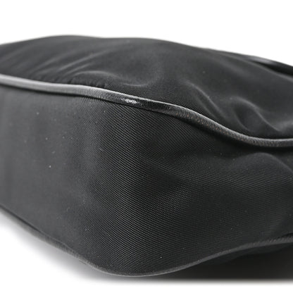 Prada Tessuto Nylon Saffiano Crossbody Bag Black 11 of 11