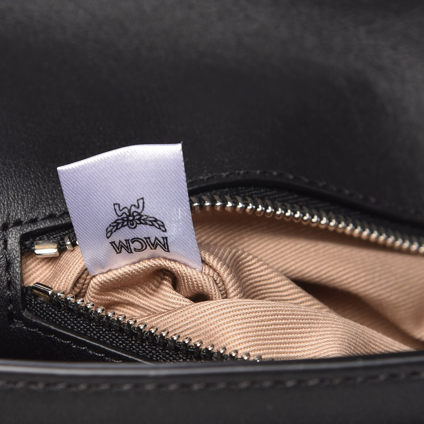 Calfskin Ottomar Monogram Medium Millie Crossbody Bag Black