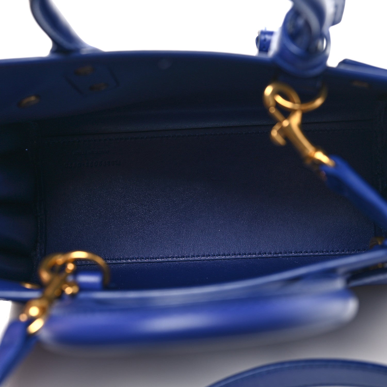 Saint Laurent Smooth Calfskin Nano Sac De Jour Blue Saphir 5 of 10