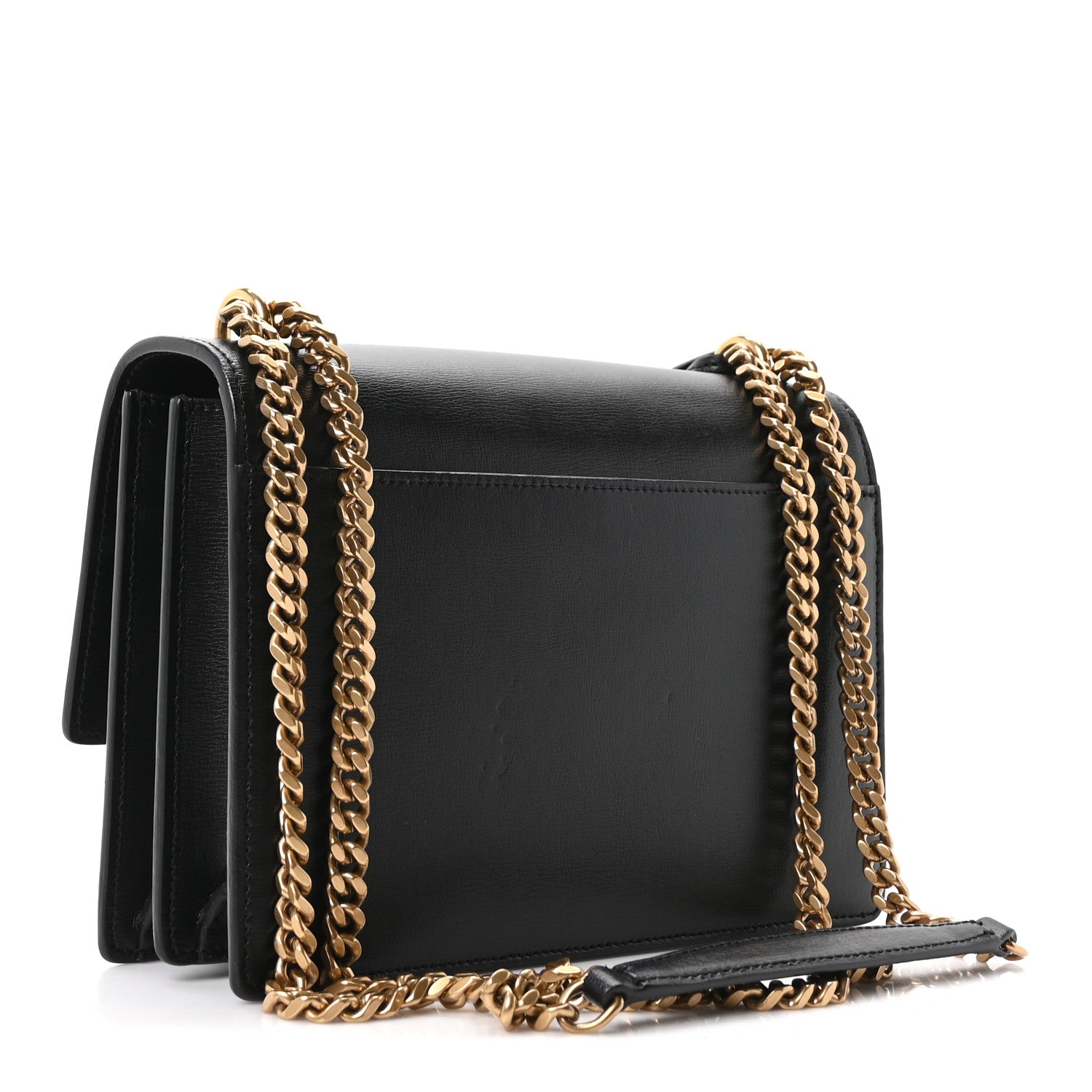 Saint Laurent Calfskin Medium Monogram Sunset Black 3 of 10